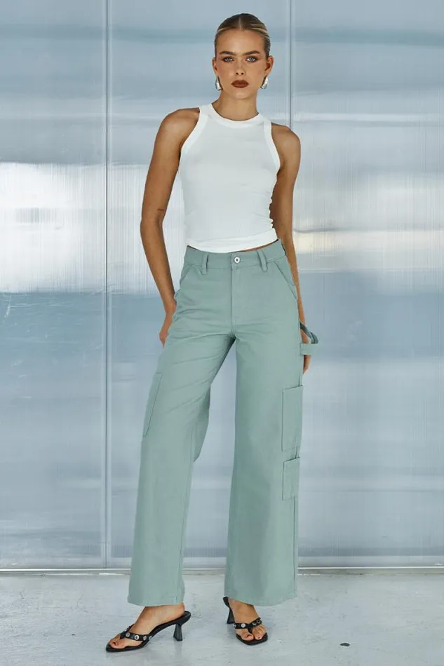 Runaway The Label Pants Shop ZATARA PANT 8211 SAGE