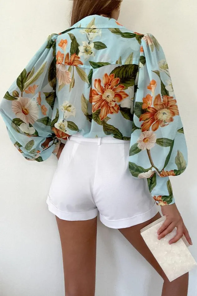 Runaway The Label Shirts and Blouses Shop FLEETWOOD BLOUSE 8211 MAIORI BLUE