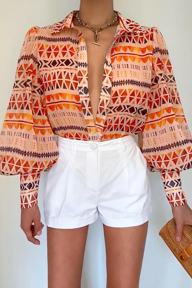 Runaway The Label Shirts and Blouses Shop FLEETWOOD BLOUSE 8211 PHOENIX SAND