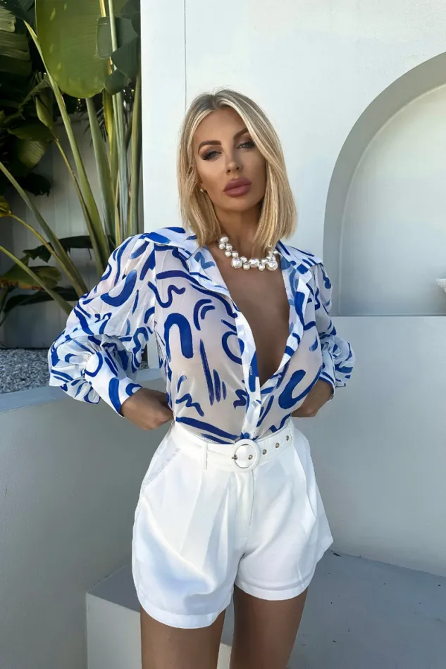 Runaway The Label Shirts and Blouses Shop Fleetwood Blouse 8211 York Blue