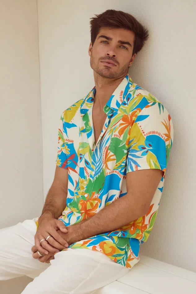 Runaway The Label Shirts Menswear MASON SHIRT 8211 MALTA PRINT