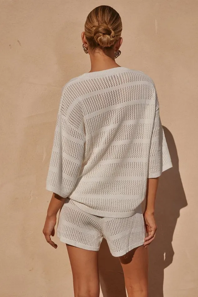 Runaway The Label Shorts Shop SAMIA SHORT 8211 WHITE