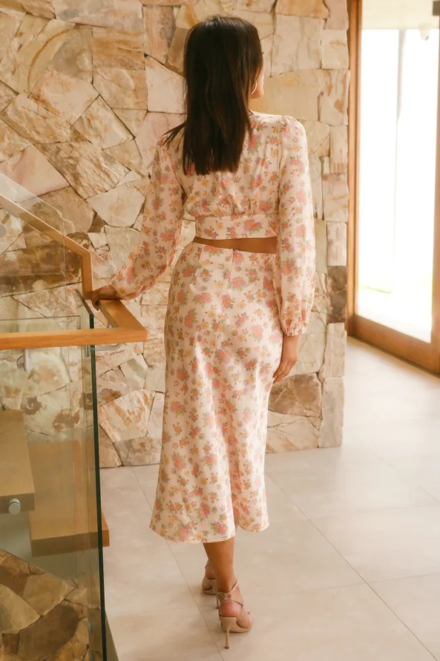 Runaway The Label Skirts Shop Mia Slip Skirt 8211 Blush Floral Runaway The Label Skirts Shop Mia Slip Skirt 8211 Blush Floral