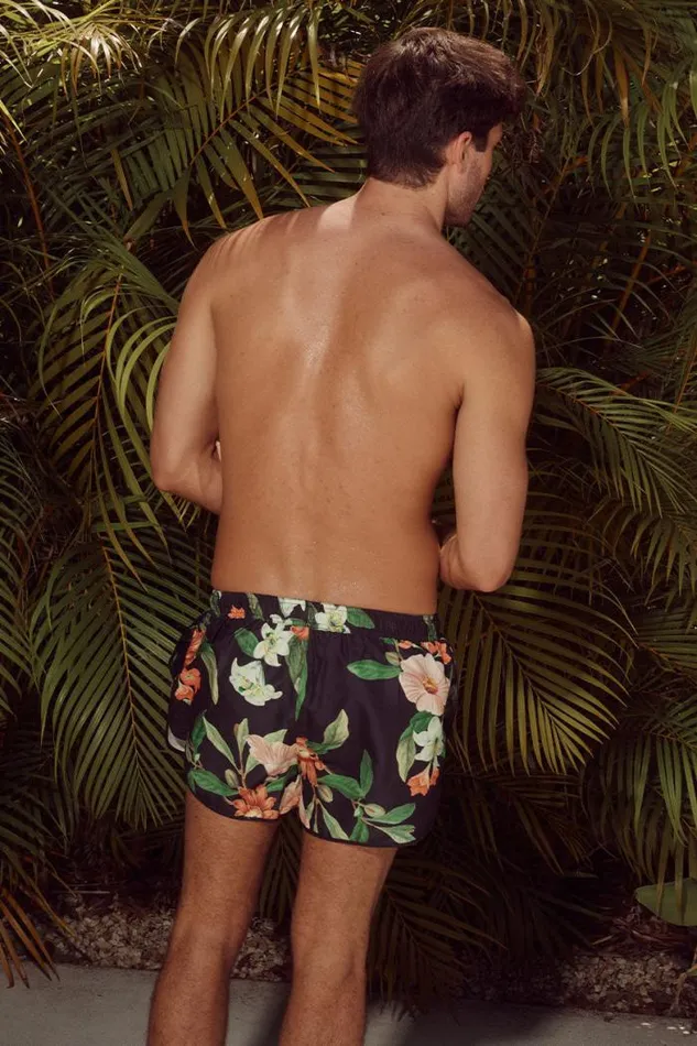 Runaway The Label Swim Menswear NEO BOARDSHORT 8211 MAIORI BLACK