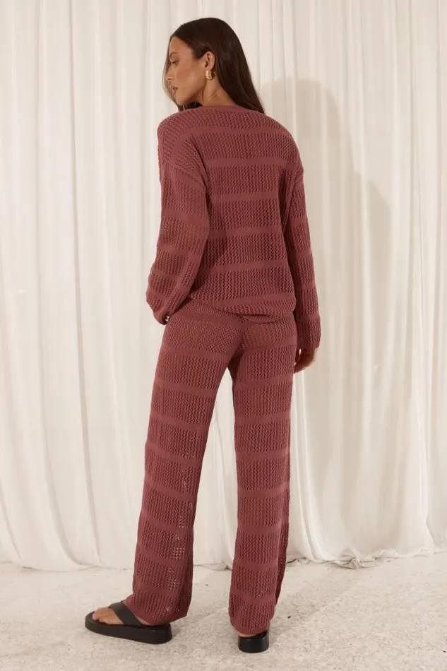 Runaway The Label Winter Sets Shop CRAWFORD TOP 8211 ROSE