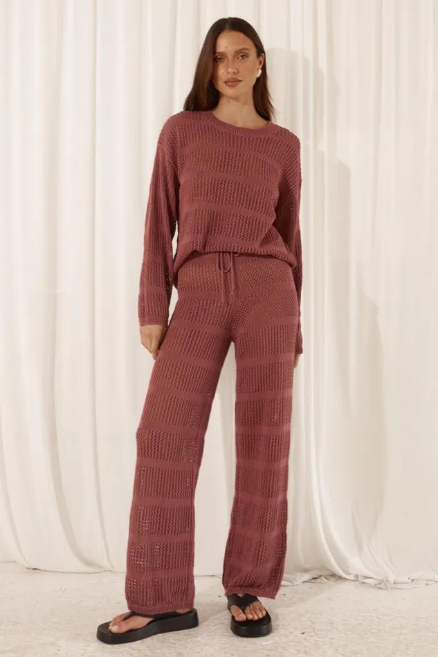 Runaway The Label Winter Sets Shop CRAWFORD TOP 8211 ROSE