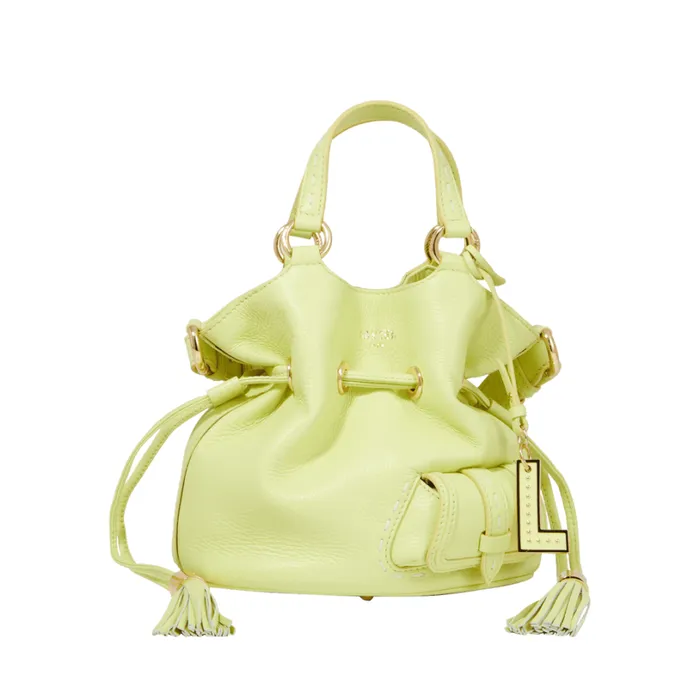 S Bucket Bag Lime Women Lancel Bucket Bags