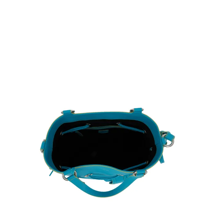 S Bucket Bag Multico Ocean Blue Women Lancel Hand Bags S Bucket Bag Multico Ocean Blue Women Lancel Hand Bags