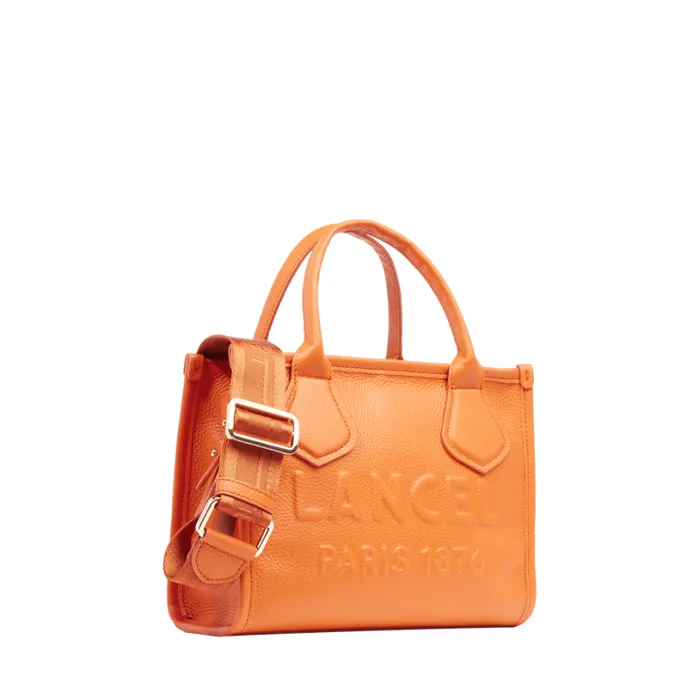 S Zip Tote Orange Women Lancel Hand Bags S Zip Tote Orange Women Lancel Hand Bags