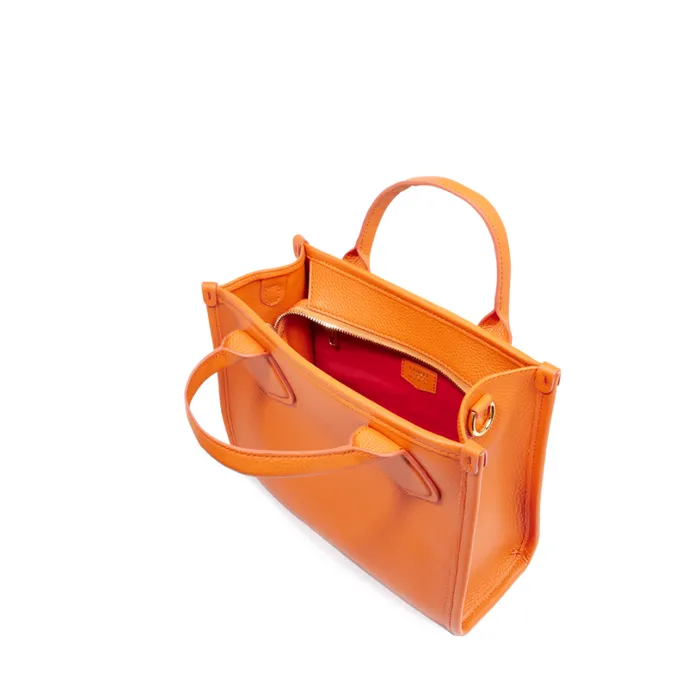 S Zip Tote Orange Women Lancel Hand Bags S Zip Tote Orange Women Lancel Hand Bags