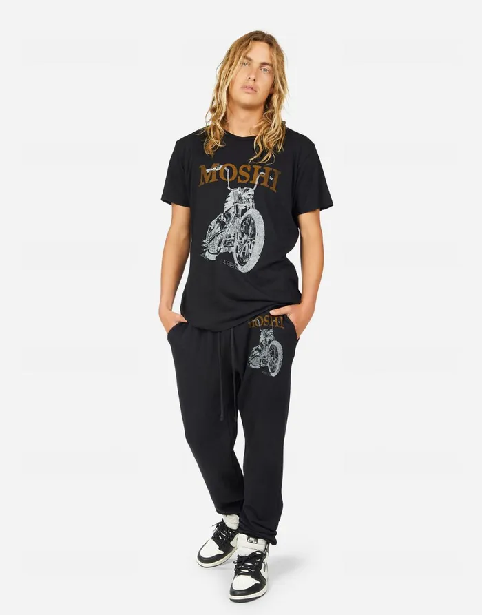 Sadler Moshi Cycle Black Men039s Lauren Moshi Tees