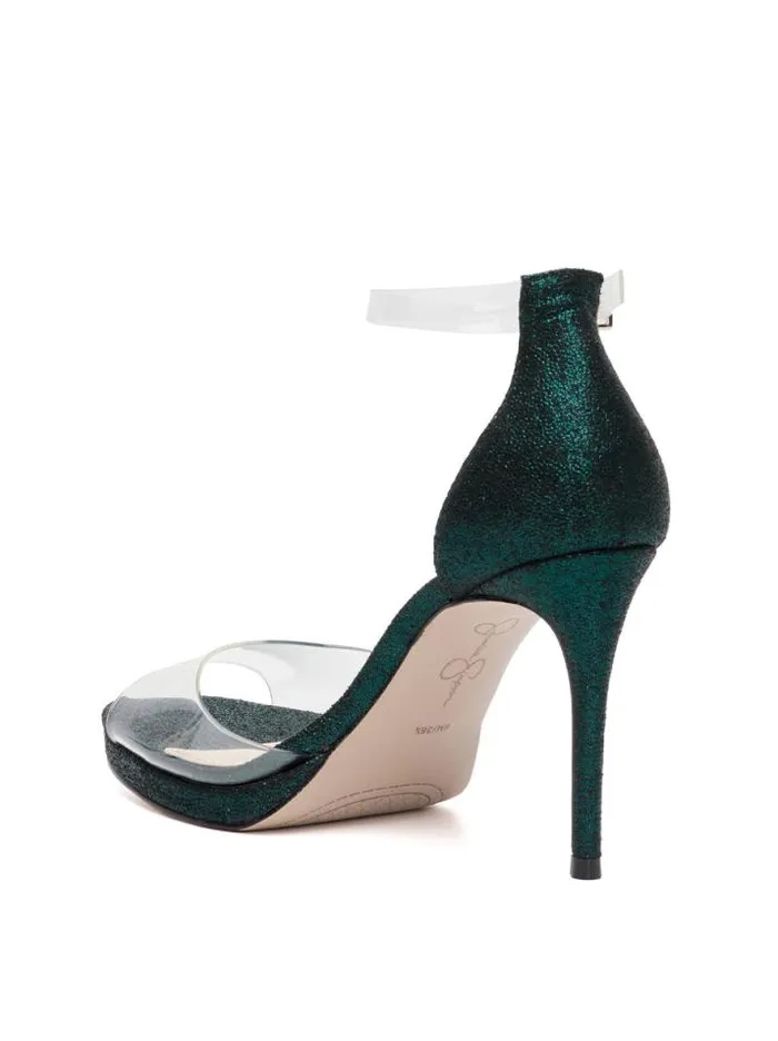Sandals Shoes Jessica Simpson Daisile High Heel In Emerald