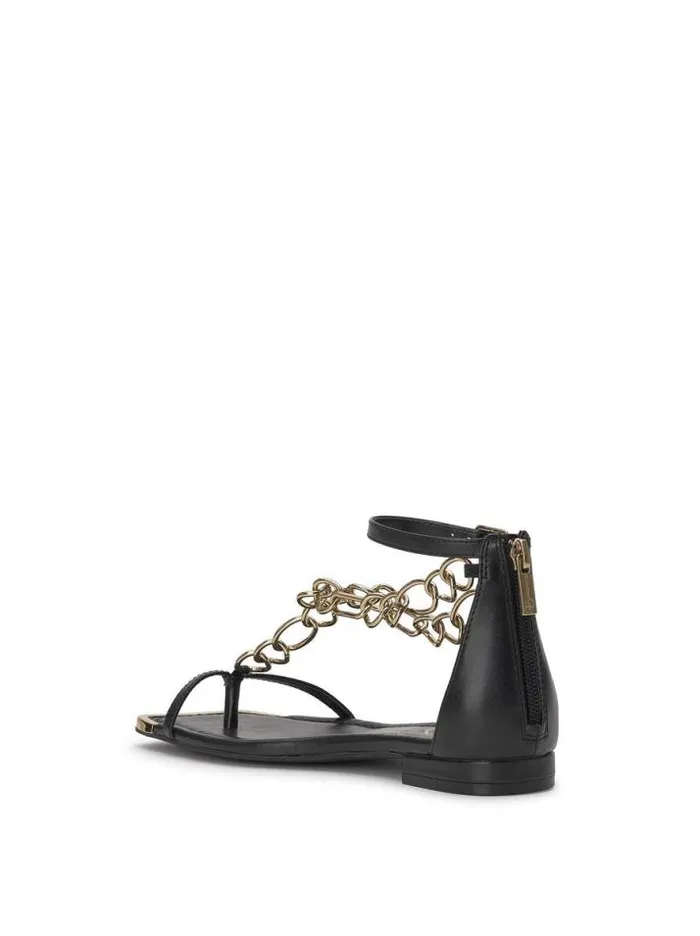 Sandals Shoes Jessica Simpson Edgey Flat Sandal In Black