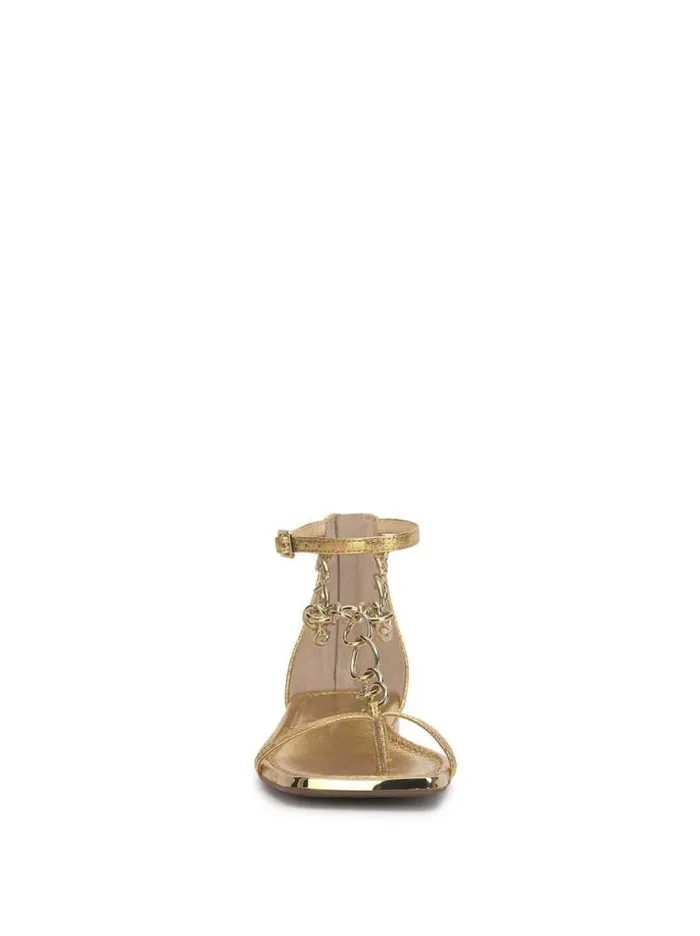 Sandals Shoes Jessica Simpson Edgey Flat Sandal In Sunset Gold