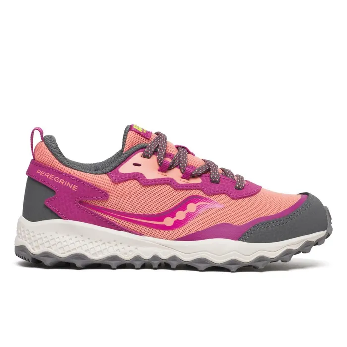 Saucony Kids Peregrine Kdz Sneaker Berrycoral