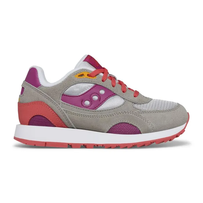 Saucony Kids Shadow 6000 Sneaker Greypurplecoral