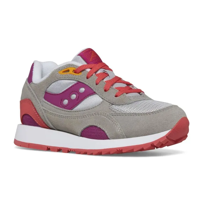 Saucony Kids Shadow 6000 Sneaker Greypurplecoral