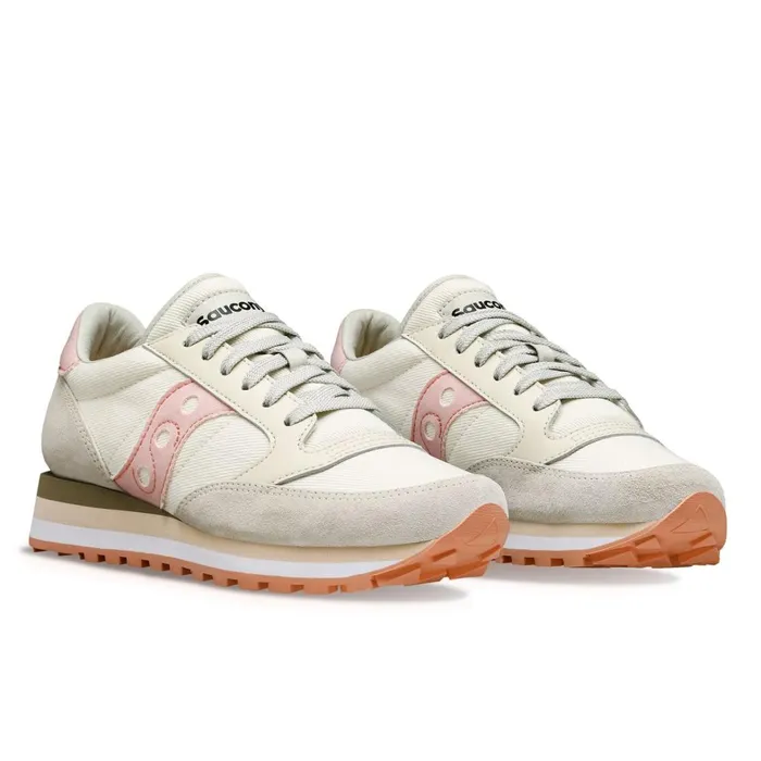 Saucony Lifestyle Women Jazz Triple Glitter Beigesalmon