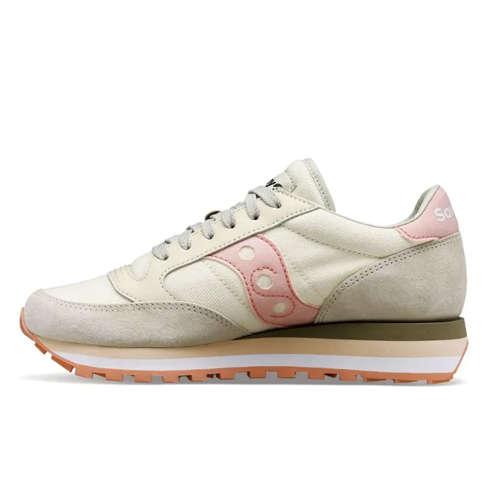 Saucony Lifestyle Women Jazz Triple Glitter Beigesalmon