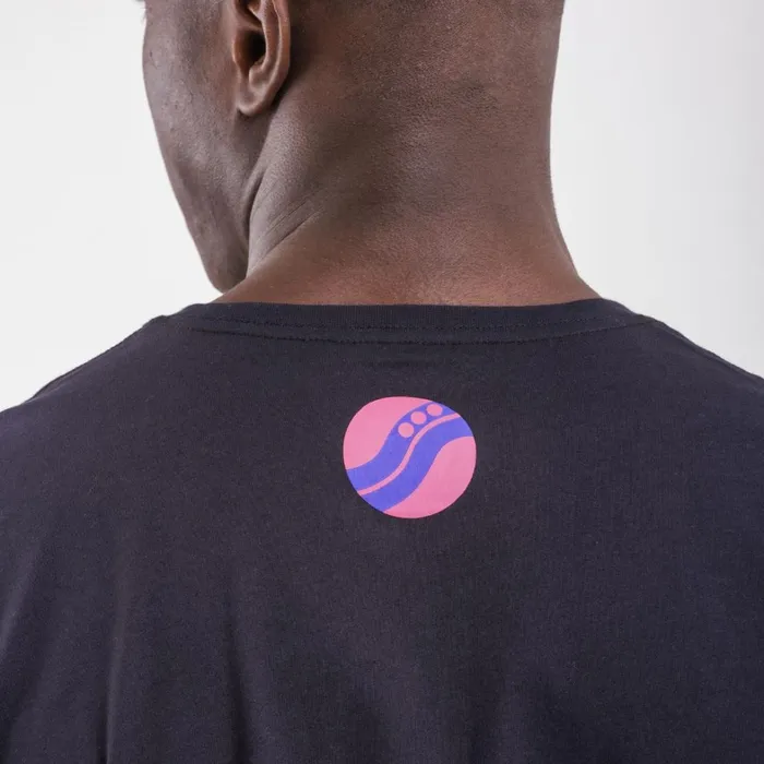 Saucony Tops Men X Frank Cooke Rested TShirt Black