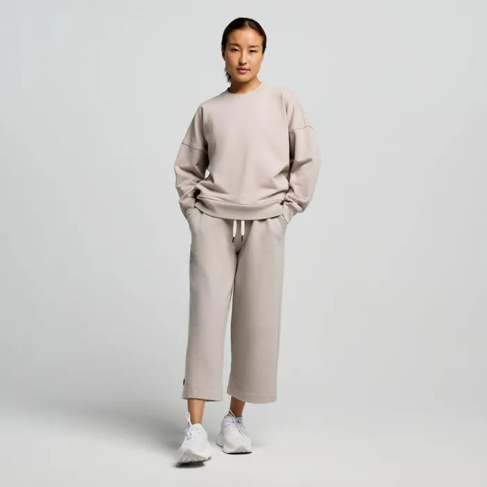 Saucony Tops Women Recovery Crew Dove Graphic