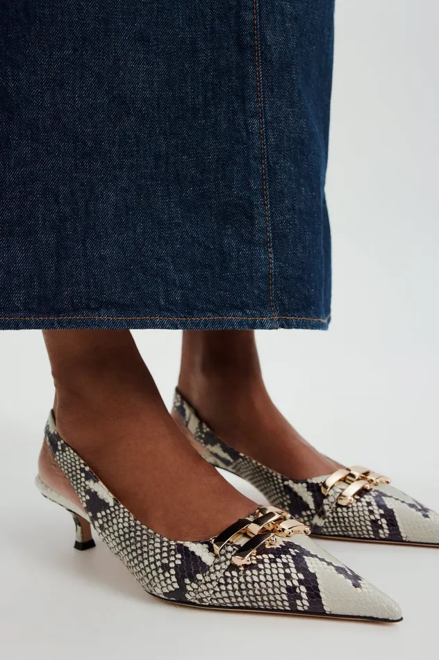 Scanlan Theodore GOLD TRIM SLINGBACK 45 STONE Women Shoes Scanlan Theodore GOLD TRIM SLINGBACK 45 STONE Women Shoes