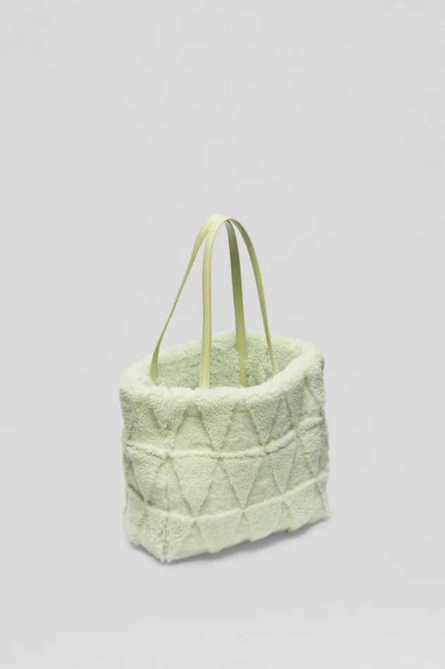 Scanlan Theodore SHEARLING TOTE MINT Women Bags Scanlan Theodore SHEARLING TOTE MINT Women Bags