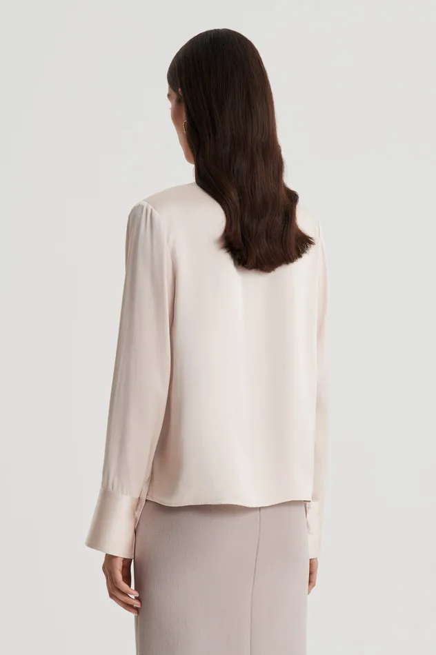 Scanlan Theodore SILK SATIN TOP MINK Women Tops