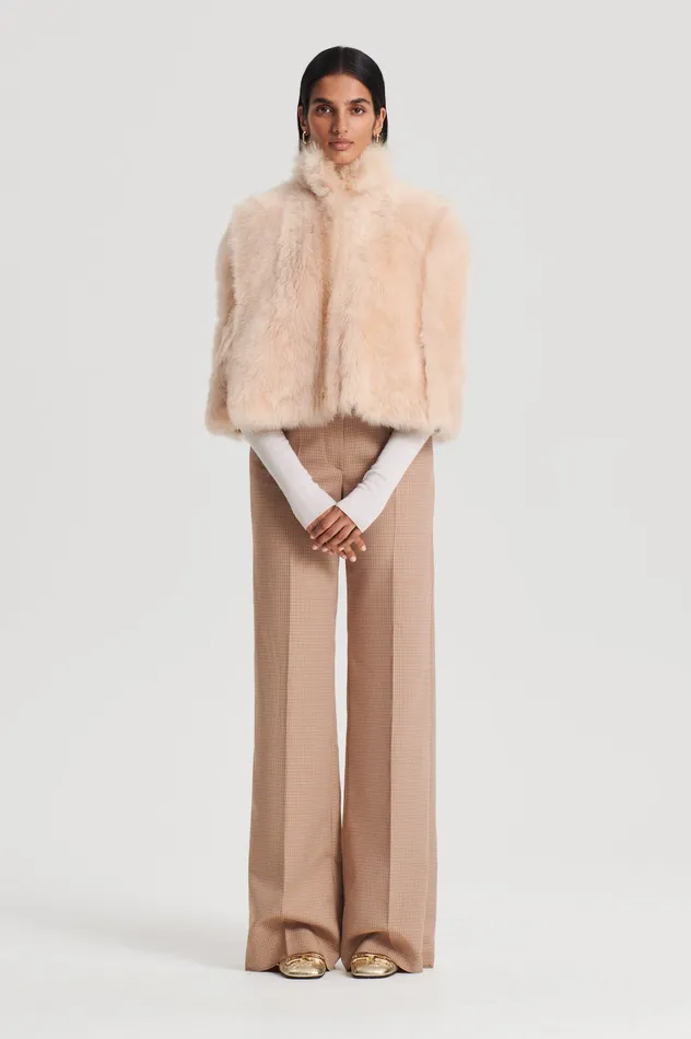 Scanlan Theodore TOSCANA CAPE CHAMPAGNE Women Capes