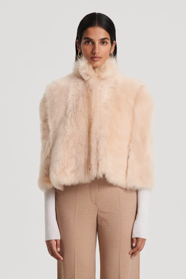 Scanlan Theodore TOSCANA CAPE CHAMPAGNE Women Capes Scanlan Theodore TOSCANA CAPE CHAMPAGNE Women Capes
