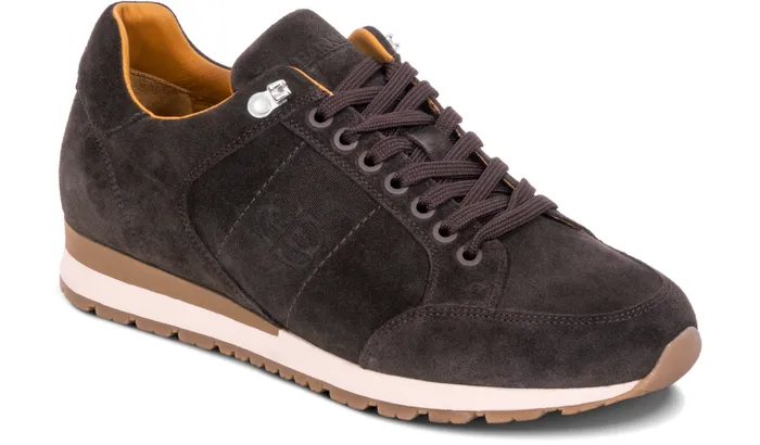 Seb 8211 Dark Brown Suede Men Barker Shoes Mens Trainers