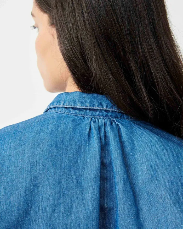 Sessn Womens Shirts And Blouses Botania Indigo On Sale