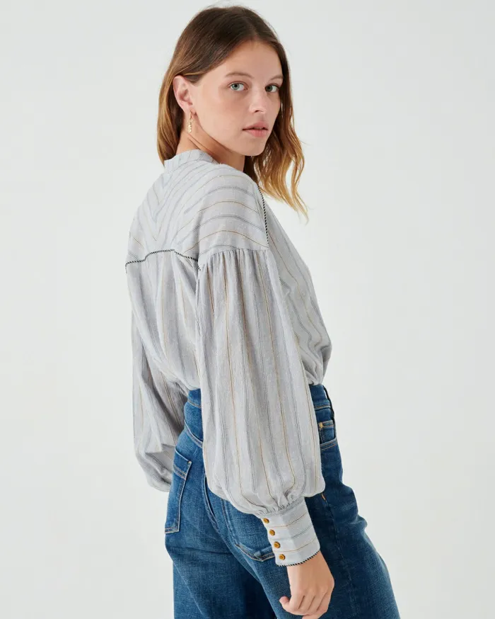 Sessn Womens Shirts And Blouses Constantine Ballad Blue Online
