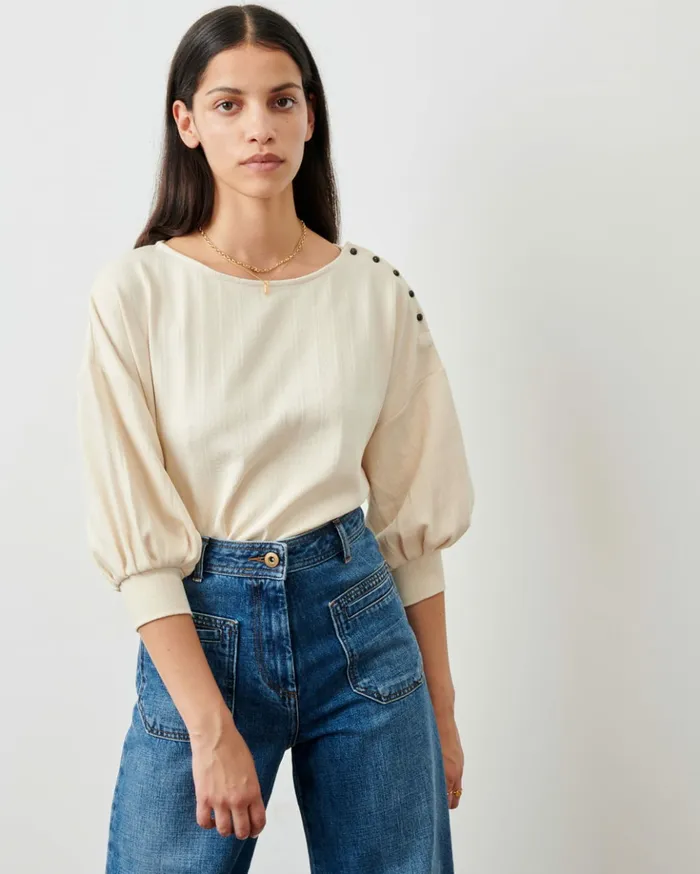 Sessn Womens TShirts And Tops Kitu Fleur de Sel Online