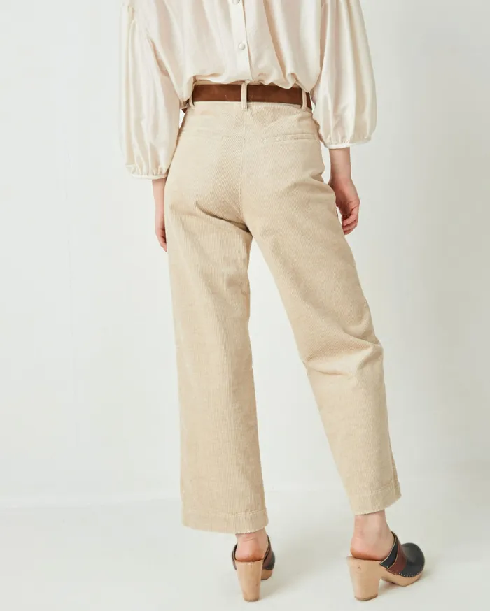 Sessn Womens Trousers Cookie co Sand