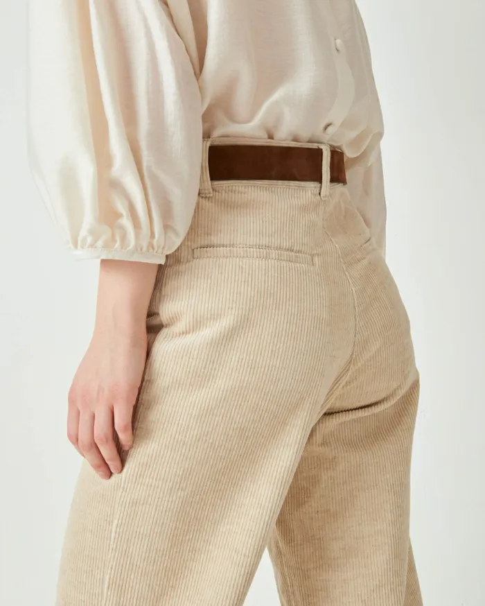 Sessn Womens Trousers Cookie co Sand