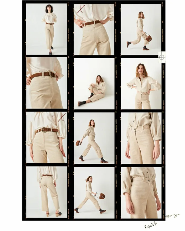 Sessn Womens Trousers Cookie co Sand