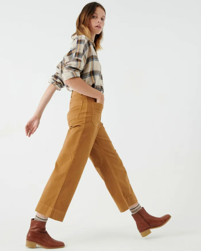 Sessn Womens Trousers Hudpeach Malt