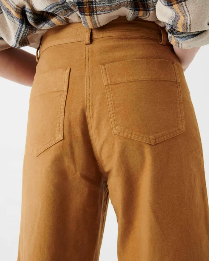 Sessn Womens Trousers Hudpeach Malt