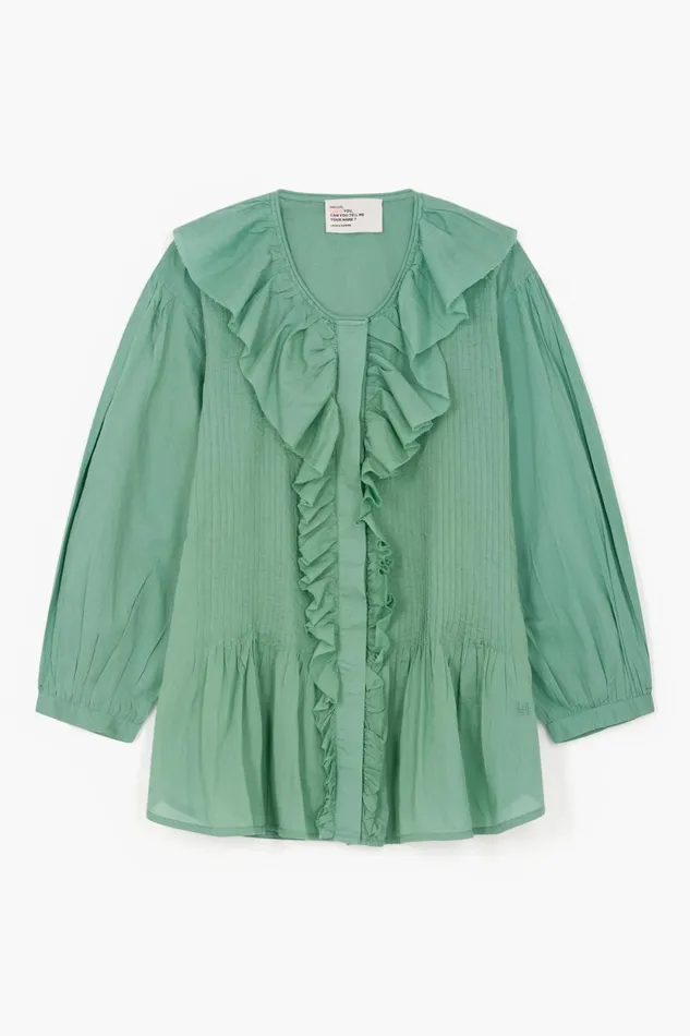 Shirts and Blouses Women Leon and Harper Blouse Costin Plain Celadon