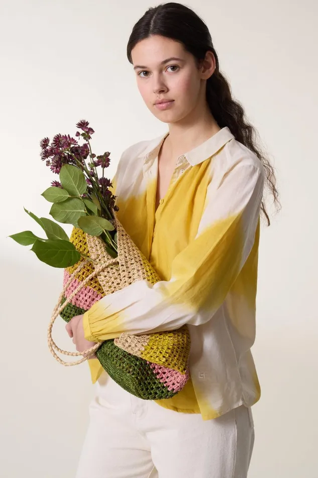 Shirts and Blouses Women Leon and Harper Chemise Cob TandD Mustard