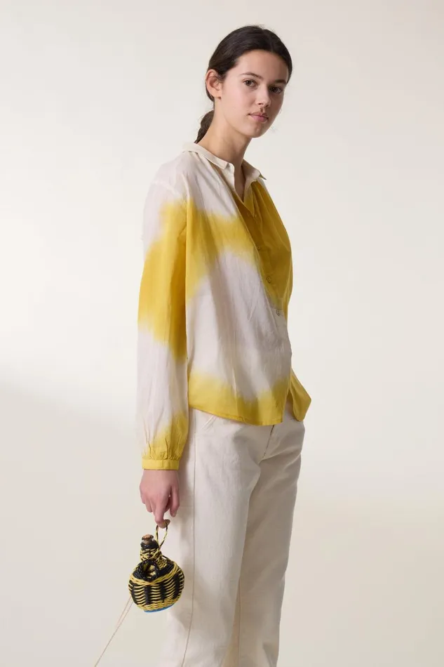 Shirts and Blouses Women Leon and Harper Chemise Cob TandD Mustard