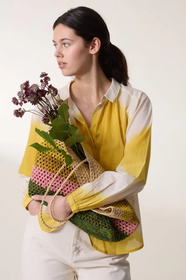 Shirts and Blouses Women Leon and Harper Chemise Cob TandD Mustard