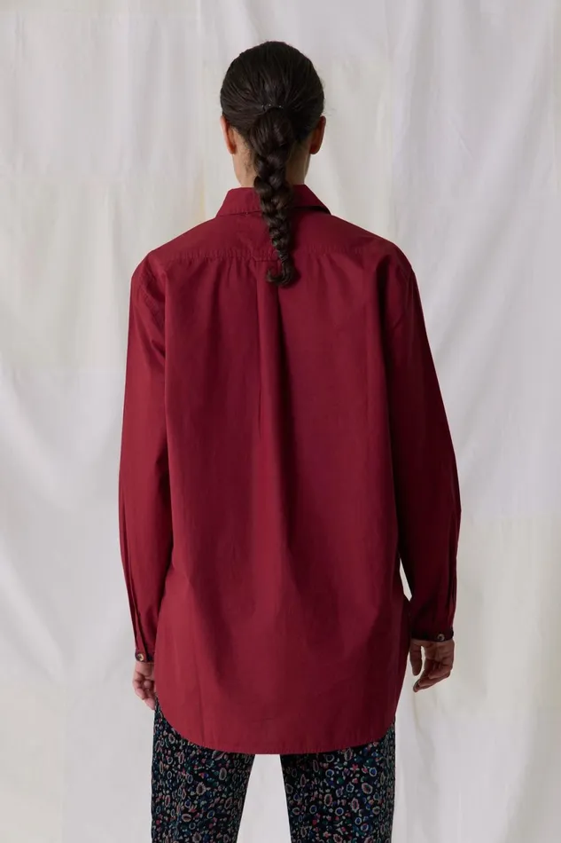 Shirts and Blouses Women Leon and Harper Chipo Plain Shirt Carmin