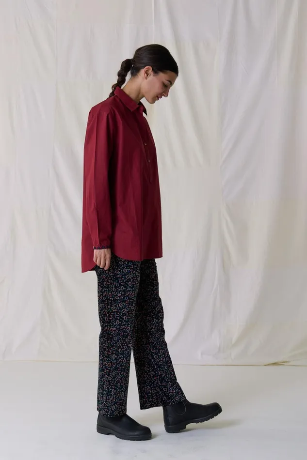 Shirts and Blouses Women Leon and Harper Chipo Plain Shirt Carmin