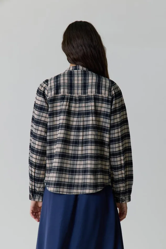 Shirts and Blouses Women Leon and Harper Chrono Check Shirt Black