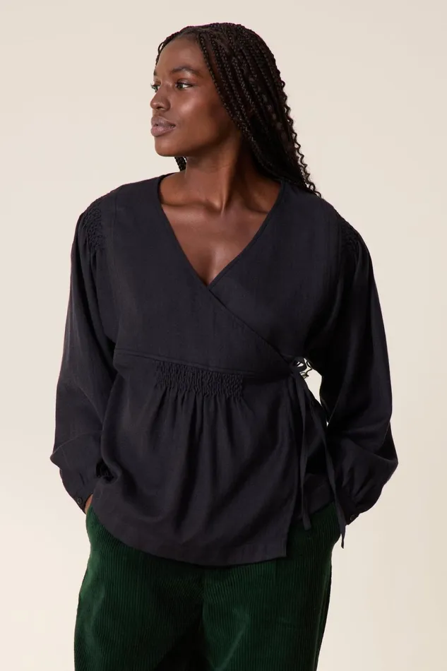 Shirts and Blouses Women Leon and Harper Cicily Pln Blouse Carbone