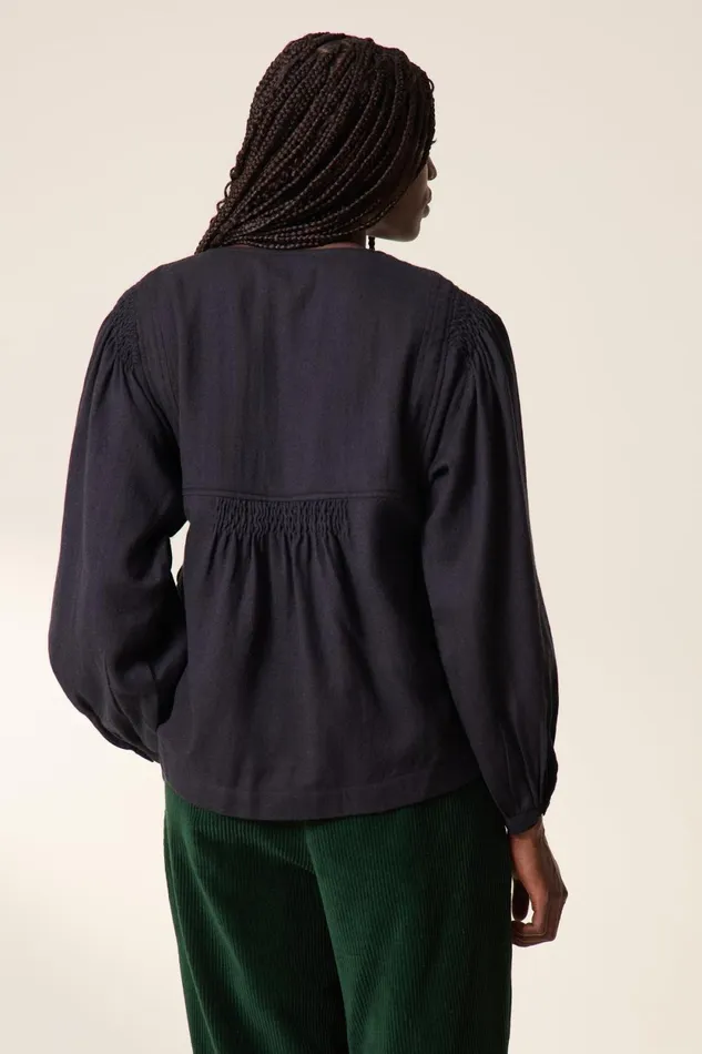 Shirts and Blouses Women Leon and Harper Cicily Pln Blouse Carbone