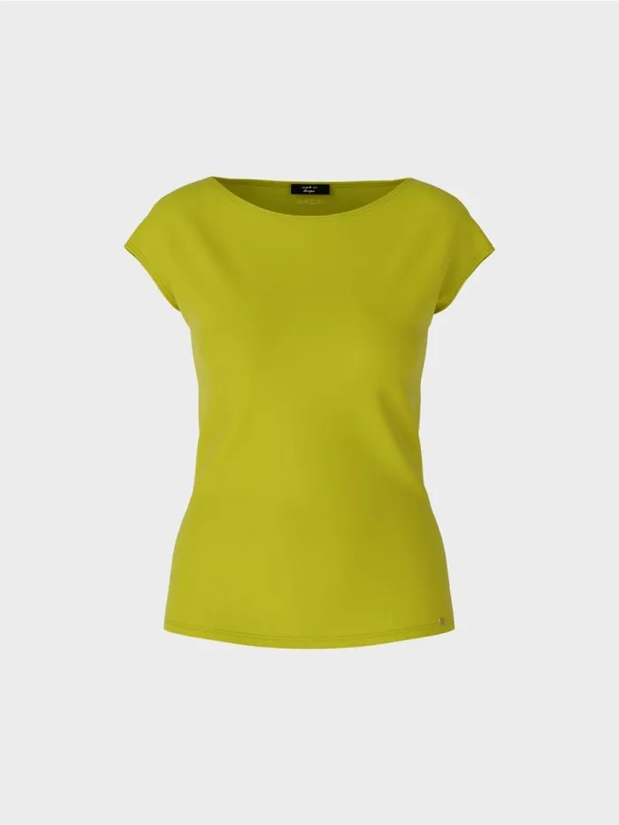 Shirts and Tops Damen Marc Cain Krpernahes TShirt Bright Olive Green