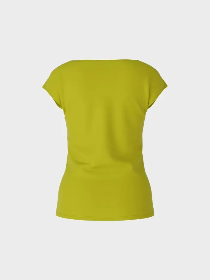 Shirts and Tops Damen Marc Cain Krpernahes TShirt Bright Olive Green